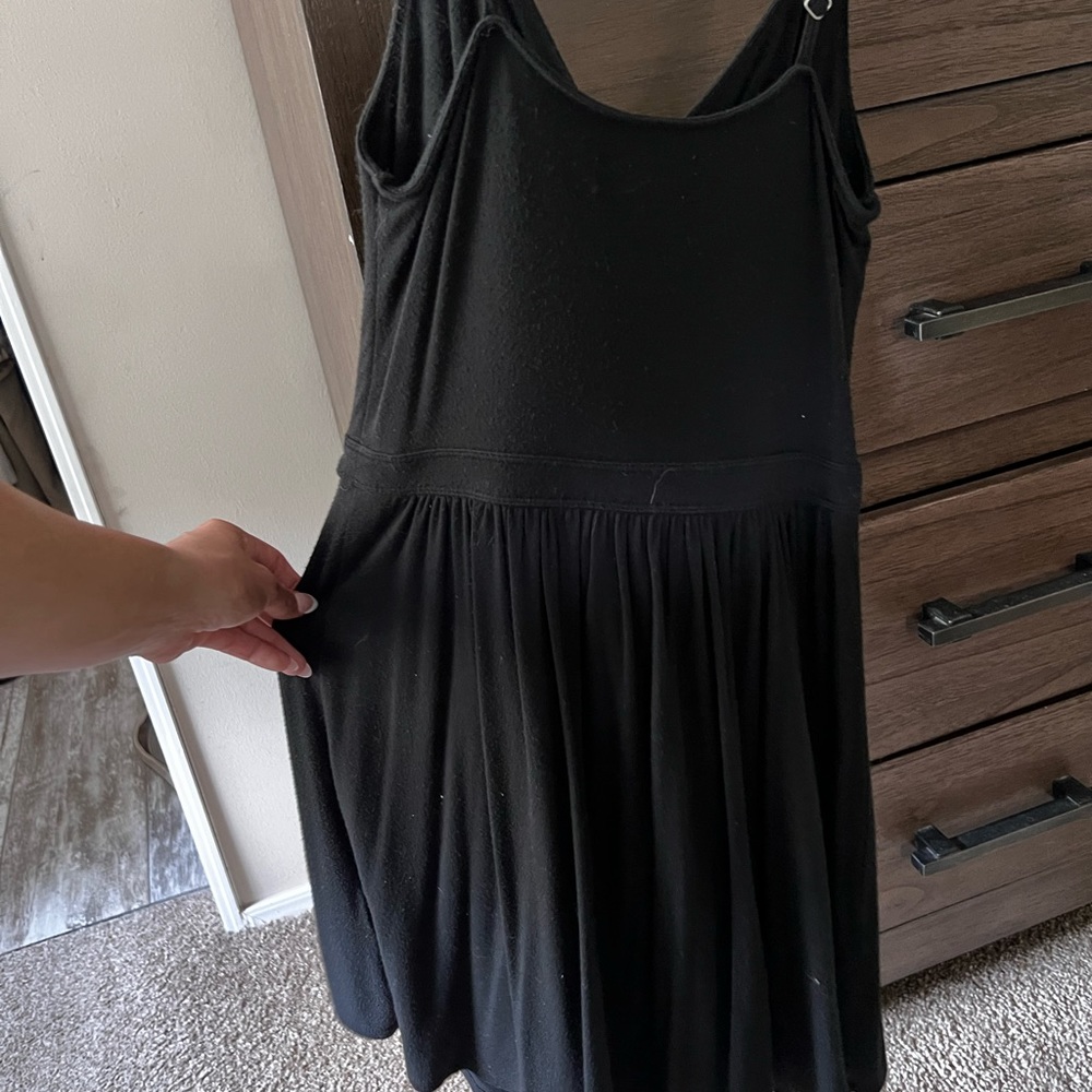 Mini black dress